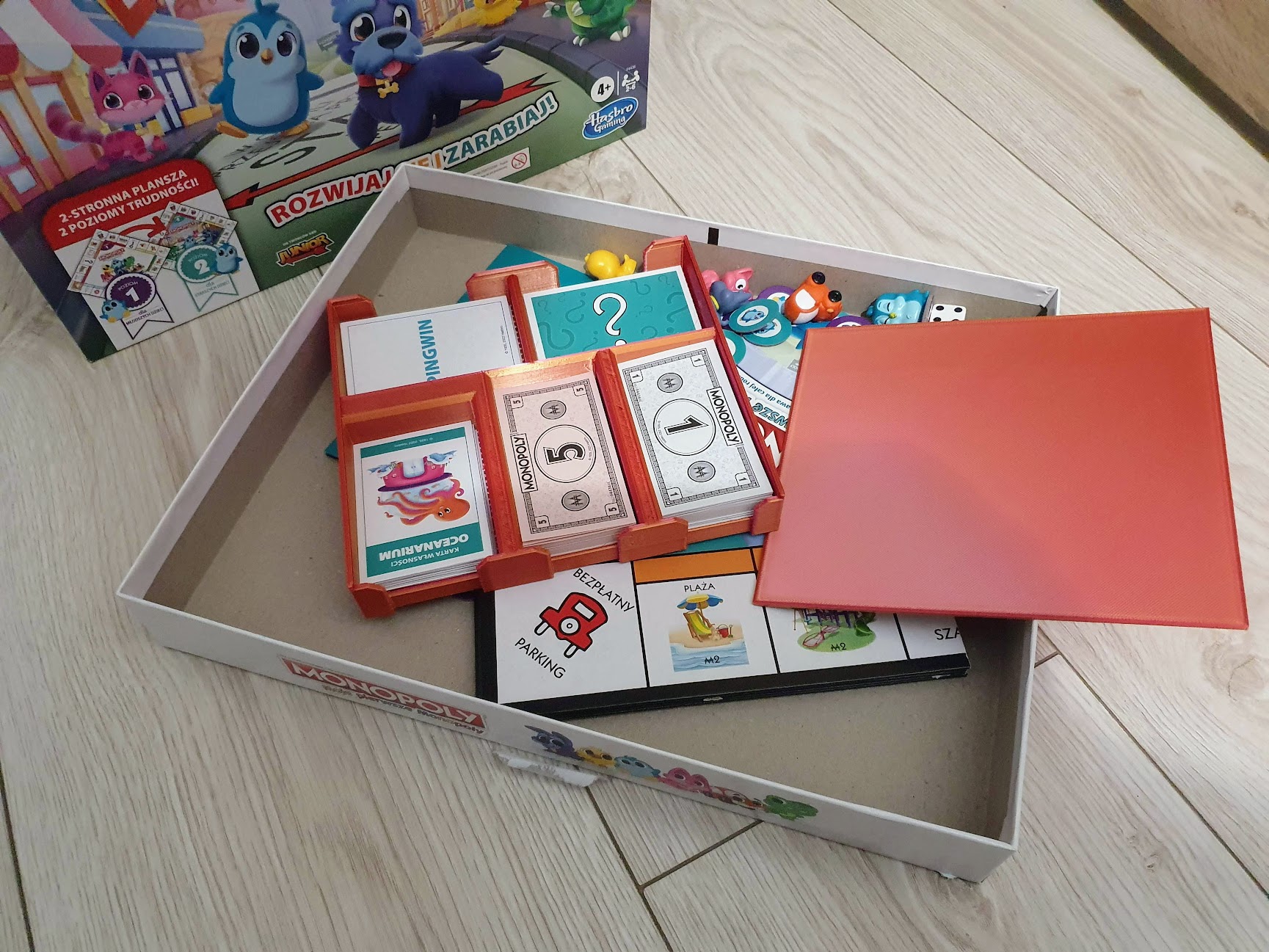 Monopoly Money & Cards Organizer