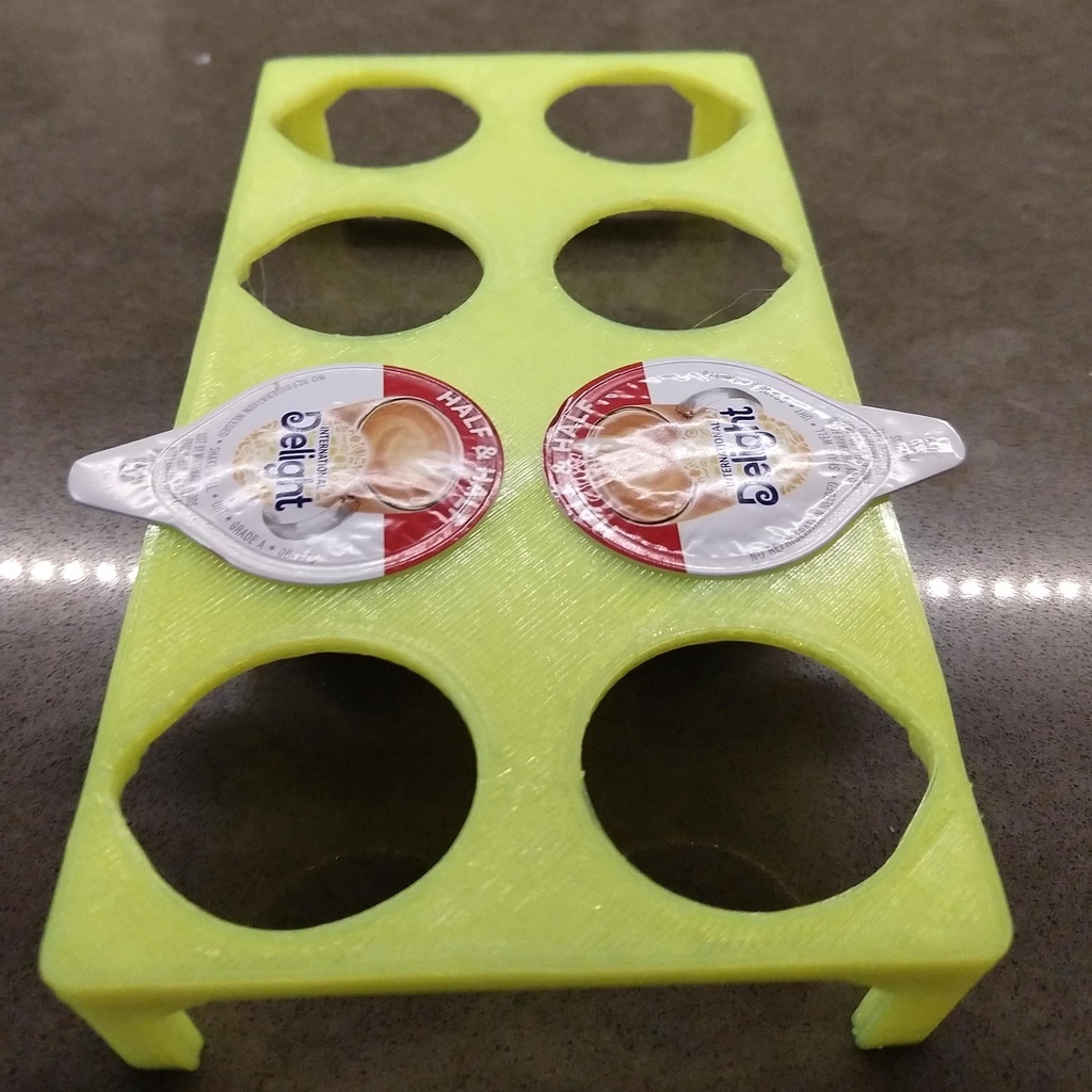 Half Half Dairy Holder by SteveGotthardt Download free STL model