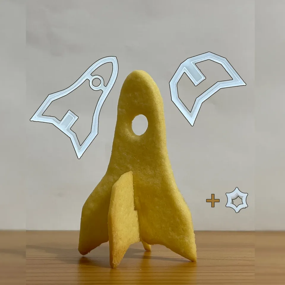 Spaceship/ Rocket Cookie Cutter 