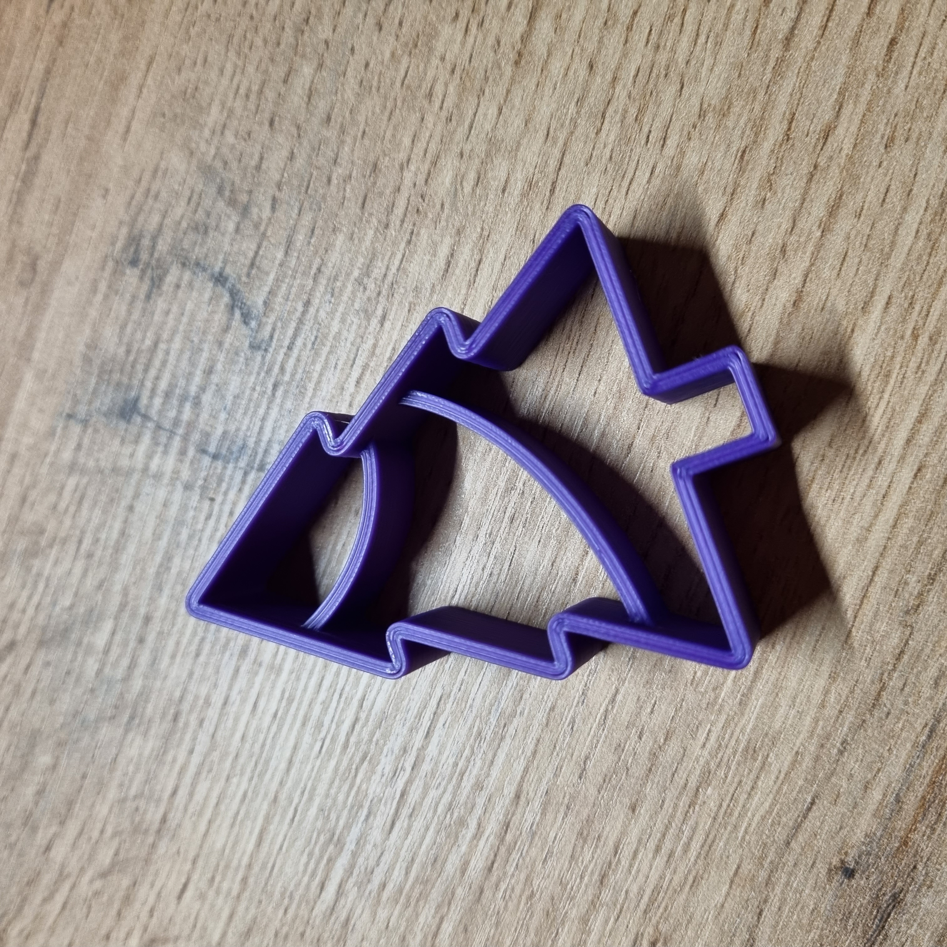 cookie cutter in christmas tree form