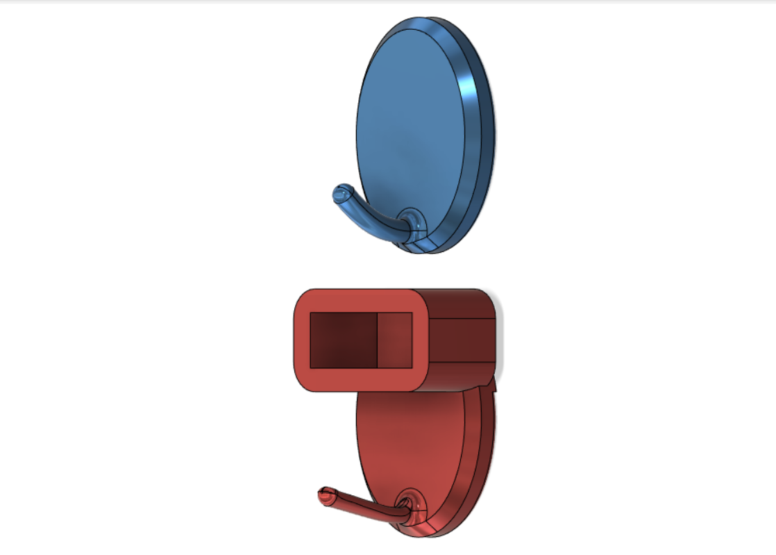 Miniatura 2 do modelo 3D Pendrive wall holder