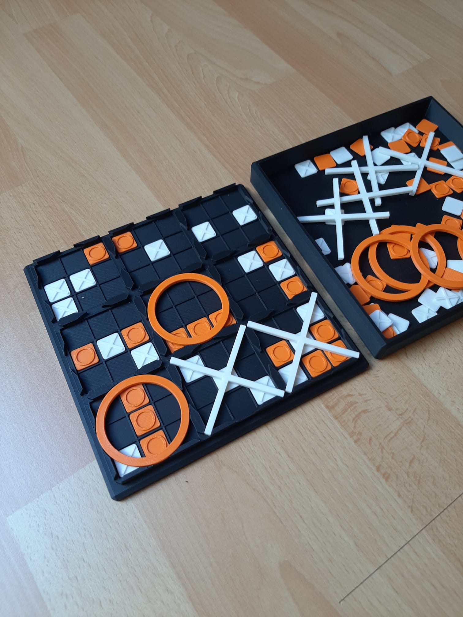 multi stage tik tak toe version 2: snap fit lid