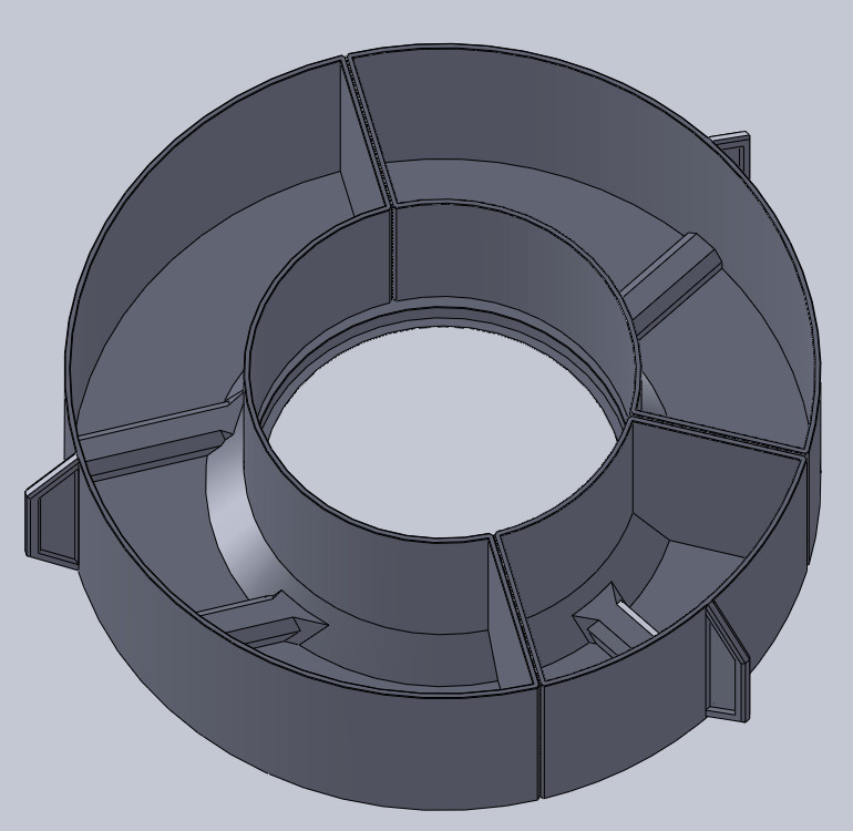 Prusament Asymmetrical Sorting Drawer Rails