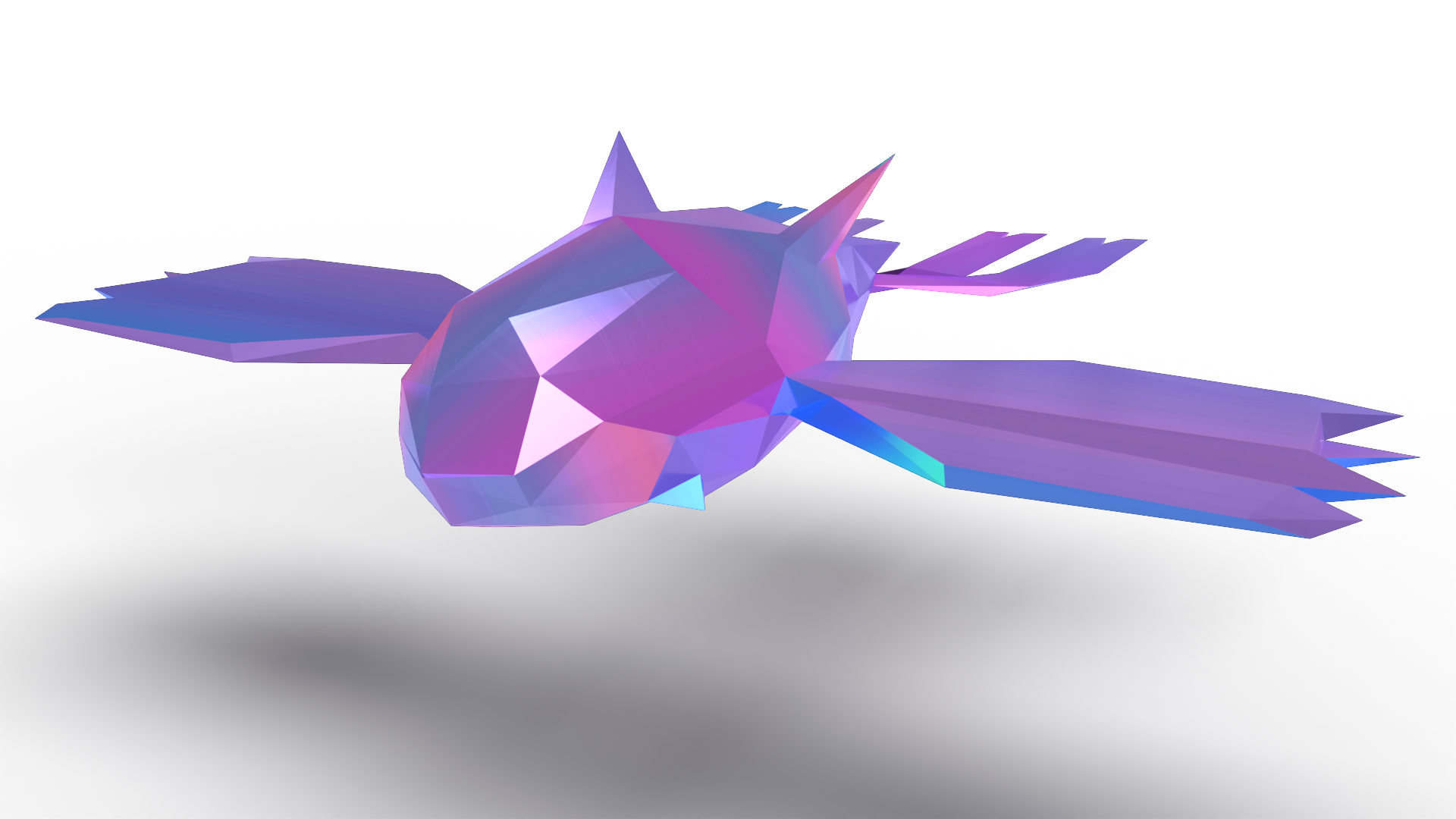 Low Poly Kyogre by taghpg | Download free STL model | Printables.com