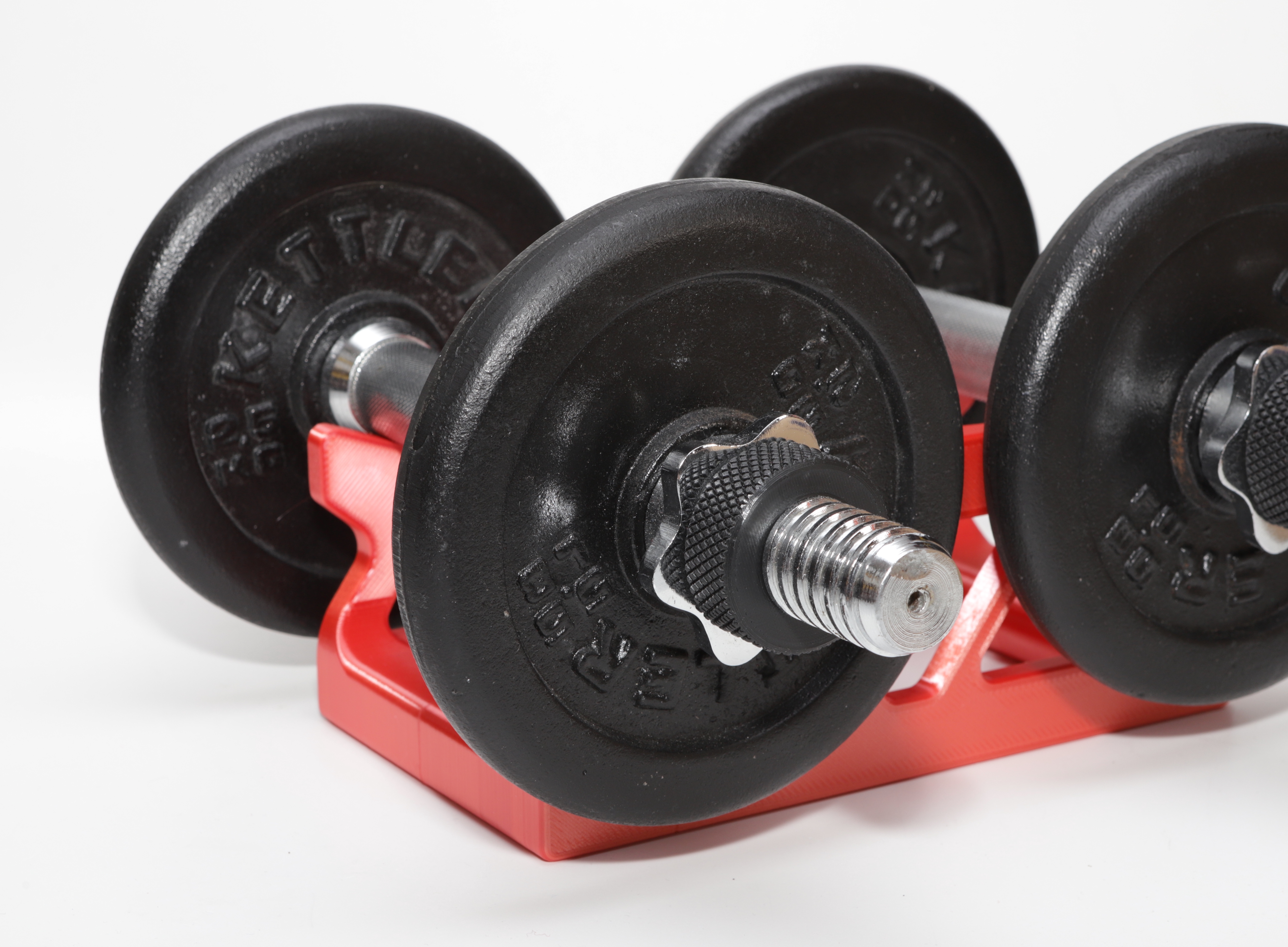 Miniatura 3 do modelo 3D Dumbbell Stand/Holder (Parametric)