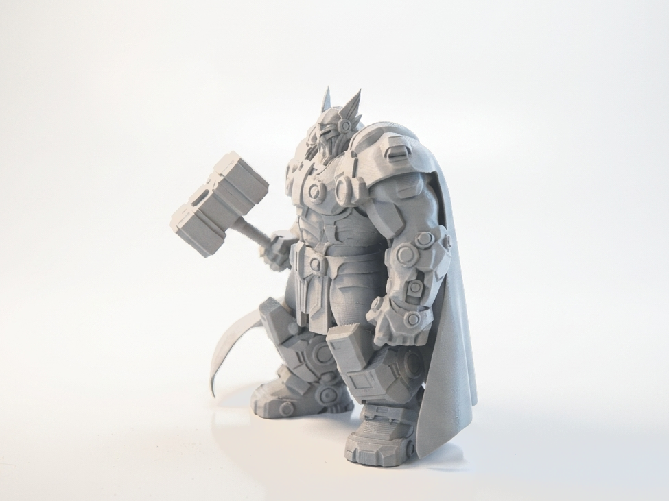 Thor Armored Figurine Marvel 3D Printable