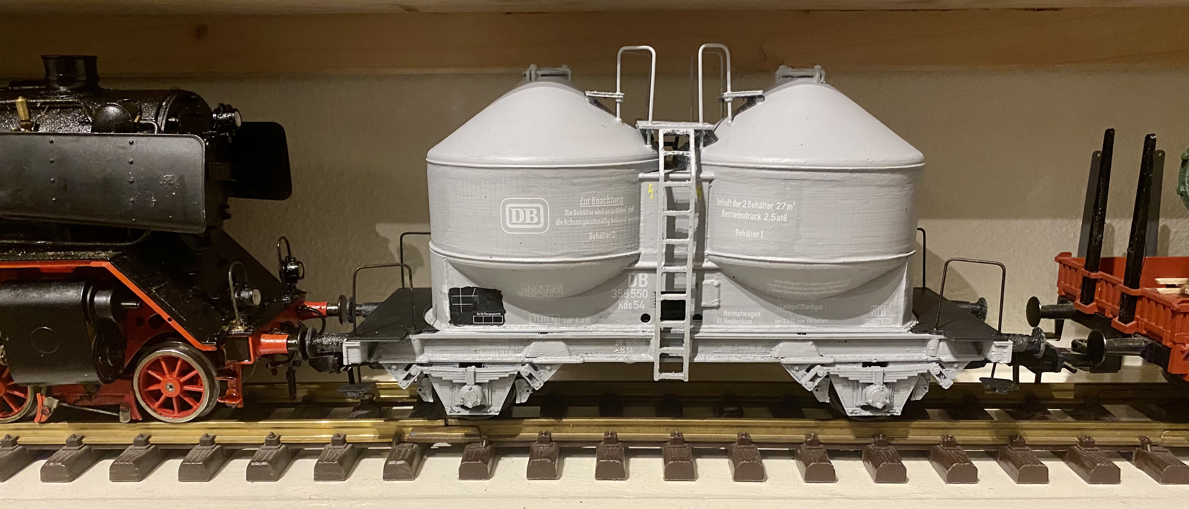DB Kds 54 / Ucs 908 Silowagon - Gauge 1 (1:32)