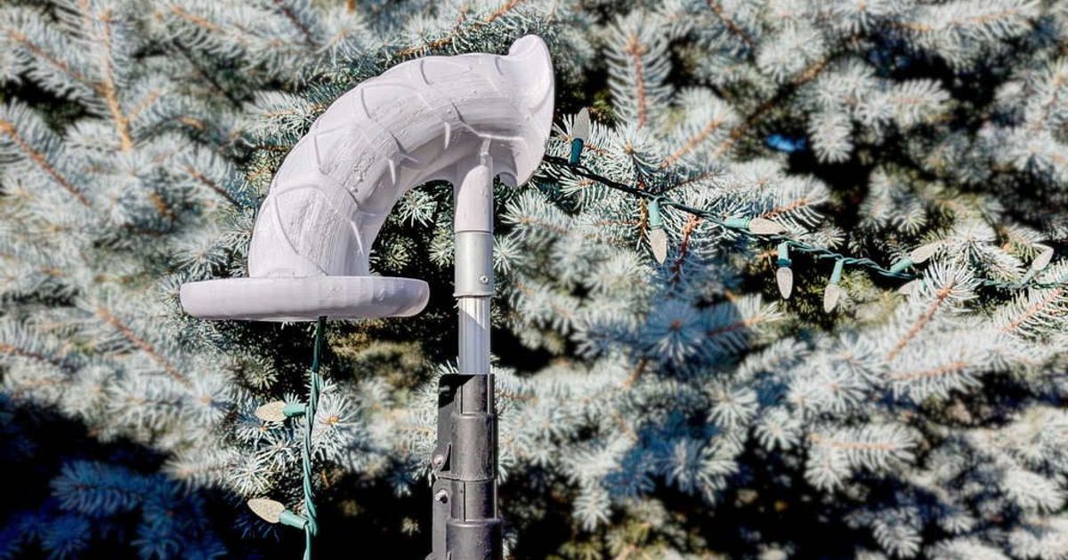 Christmas Light Feeder hang lights on trees with ease by jdanders