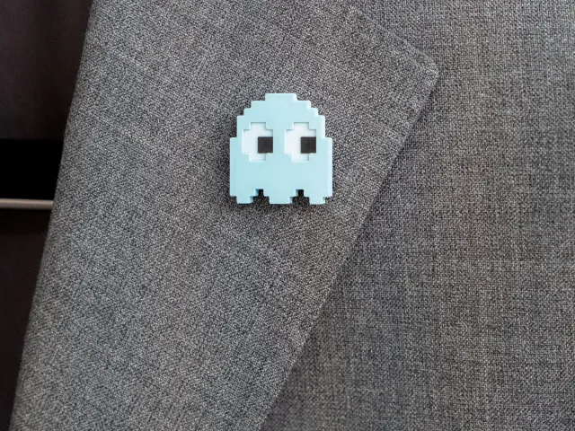 Pacman Lapel Pin