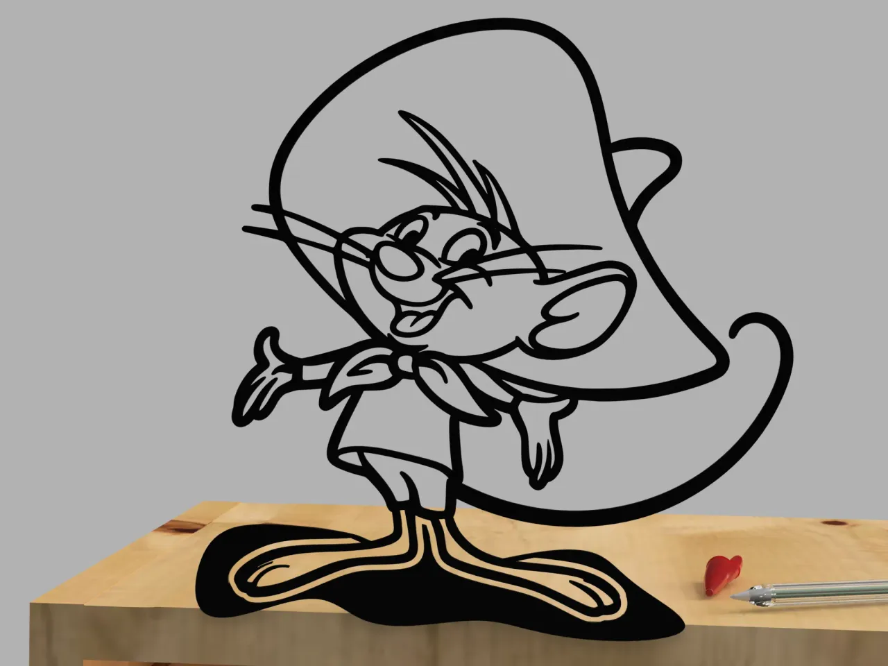 Warner Bros Looney Tunes SPEEDY GONZALES Animation Art Cartoon Sericel
