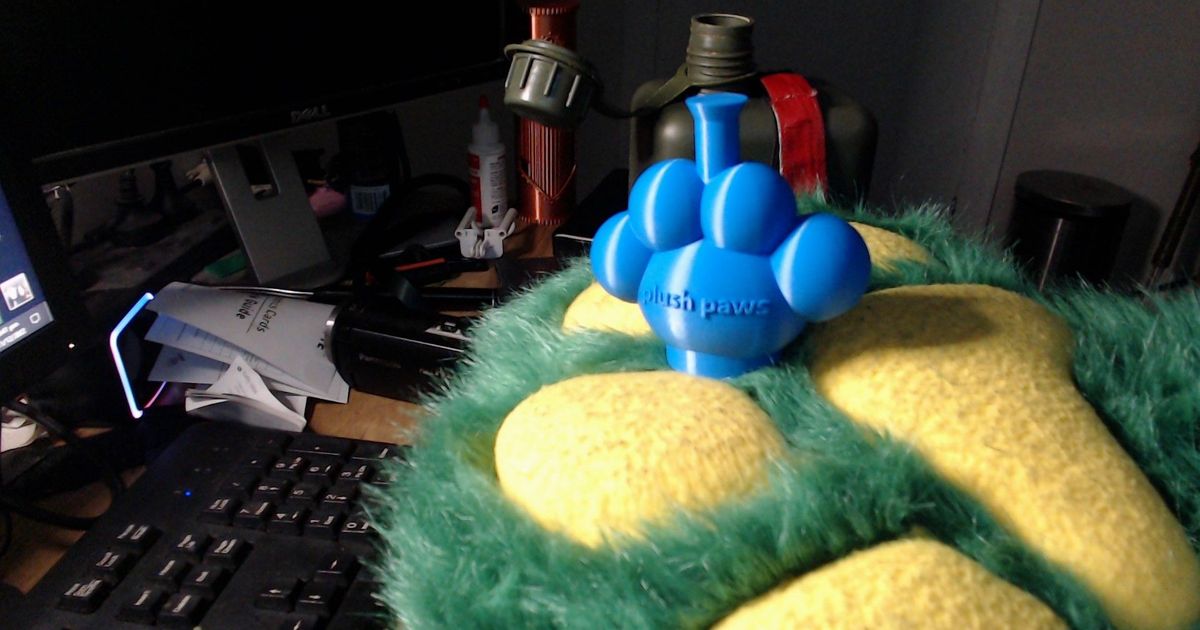 plush paws prop by volkinaxe Download free STL model