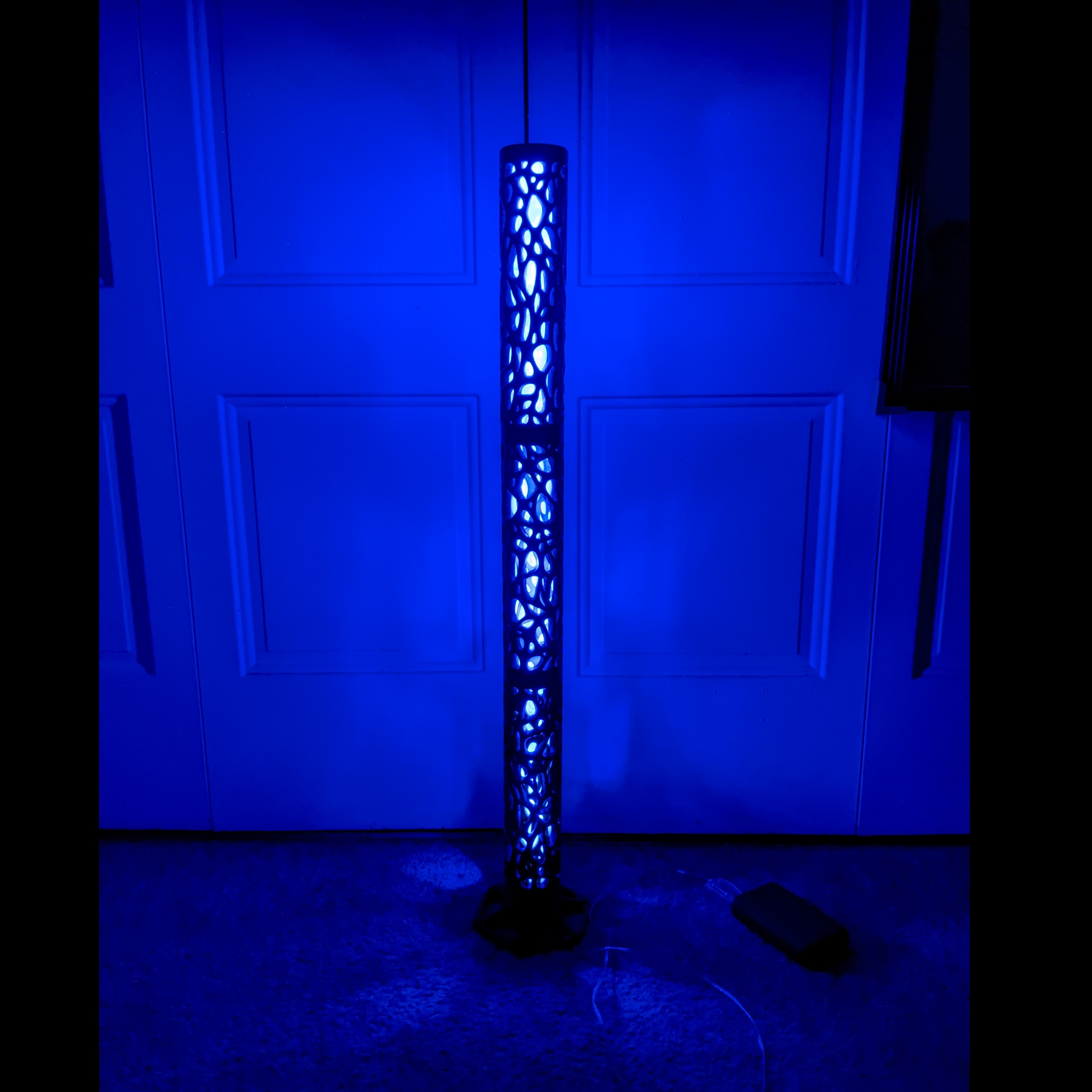 Modular Organic Skeletonized Light Column [No wiring project] by