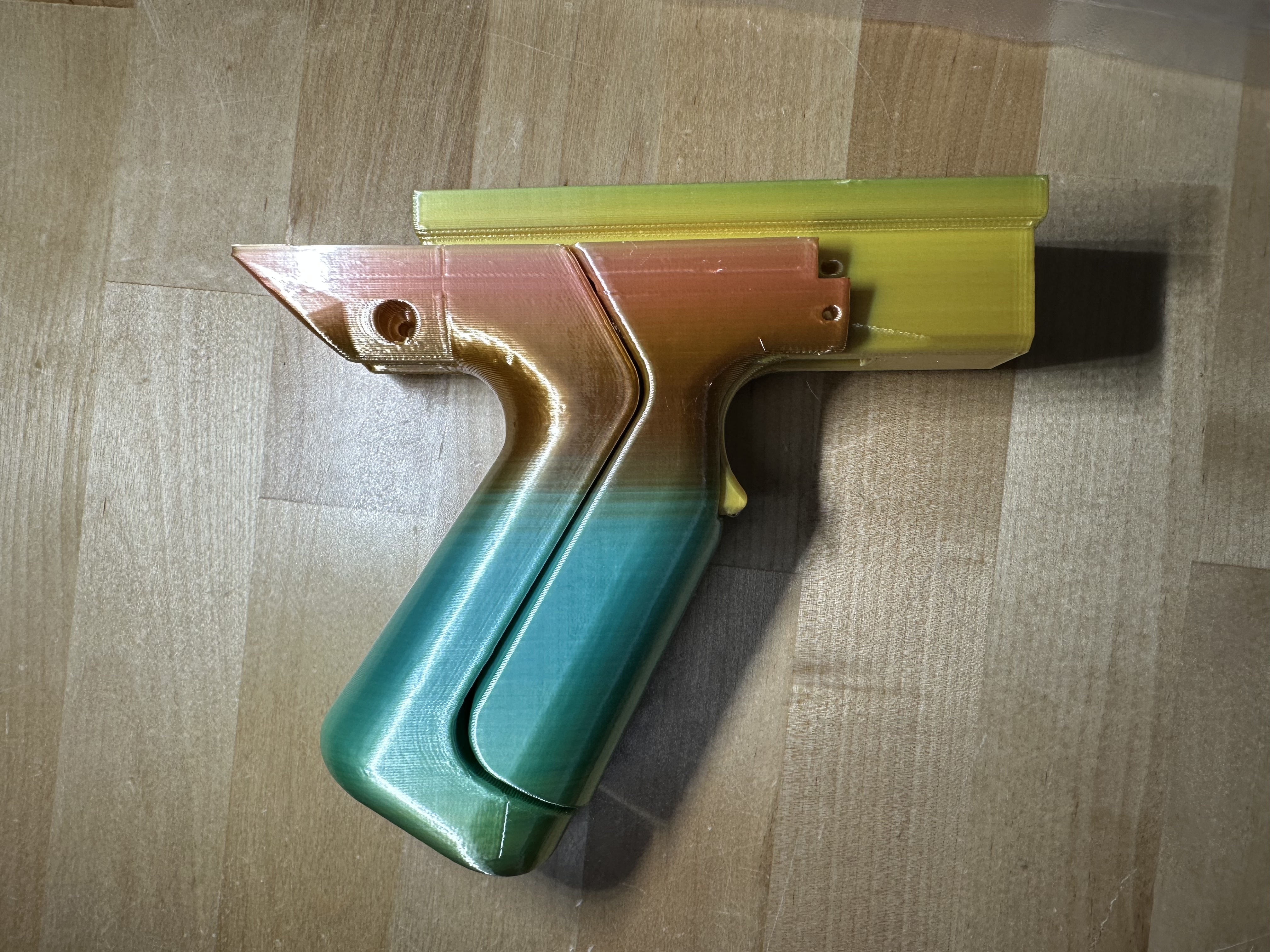 Lynx AR Grip Combined Backbeaver and Cuts for Trigger Pin Insertion