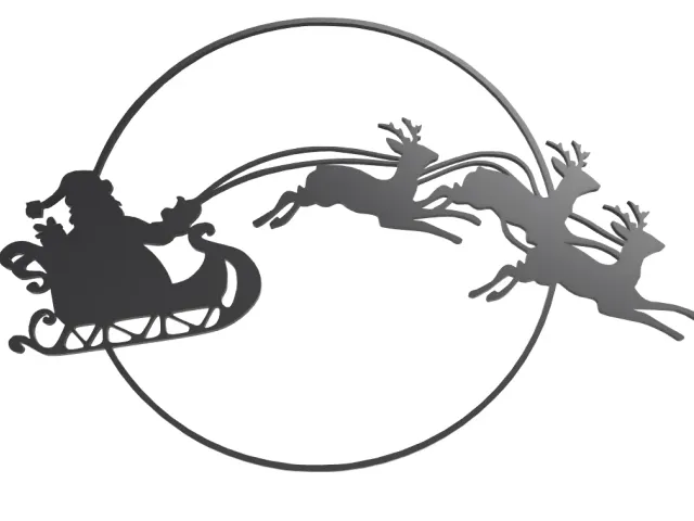 Santa Claus Wall Decor