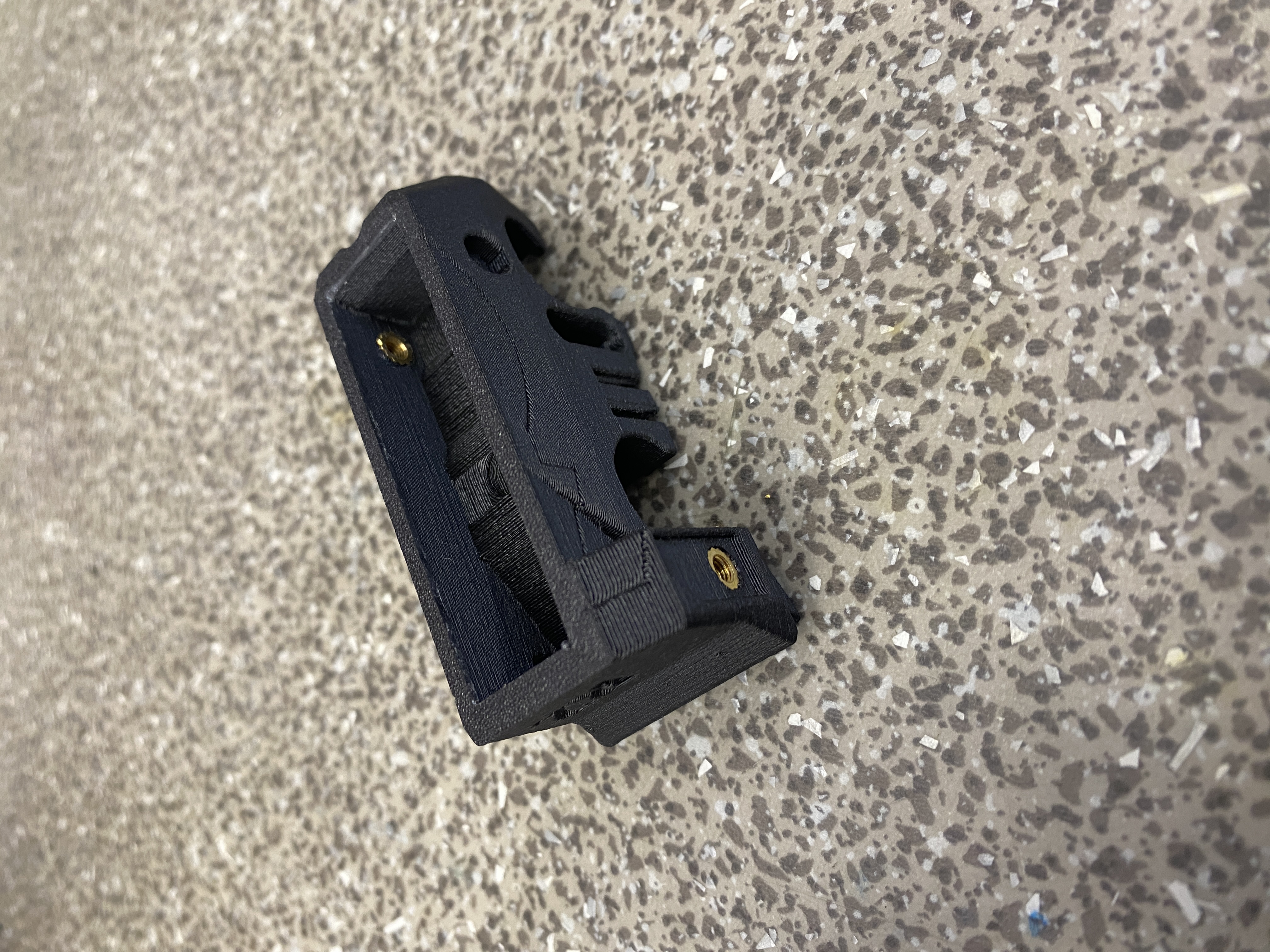 Prusa MINI/MINI+ X carriage with M3 heat set inserts