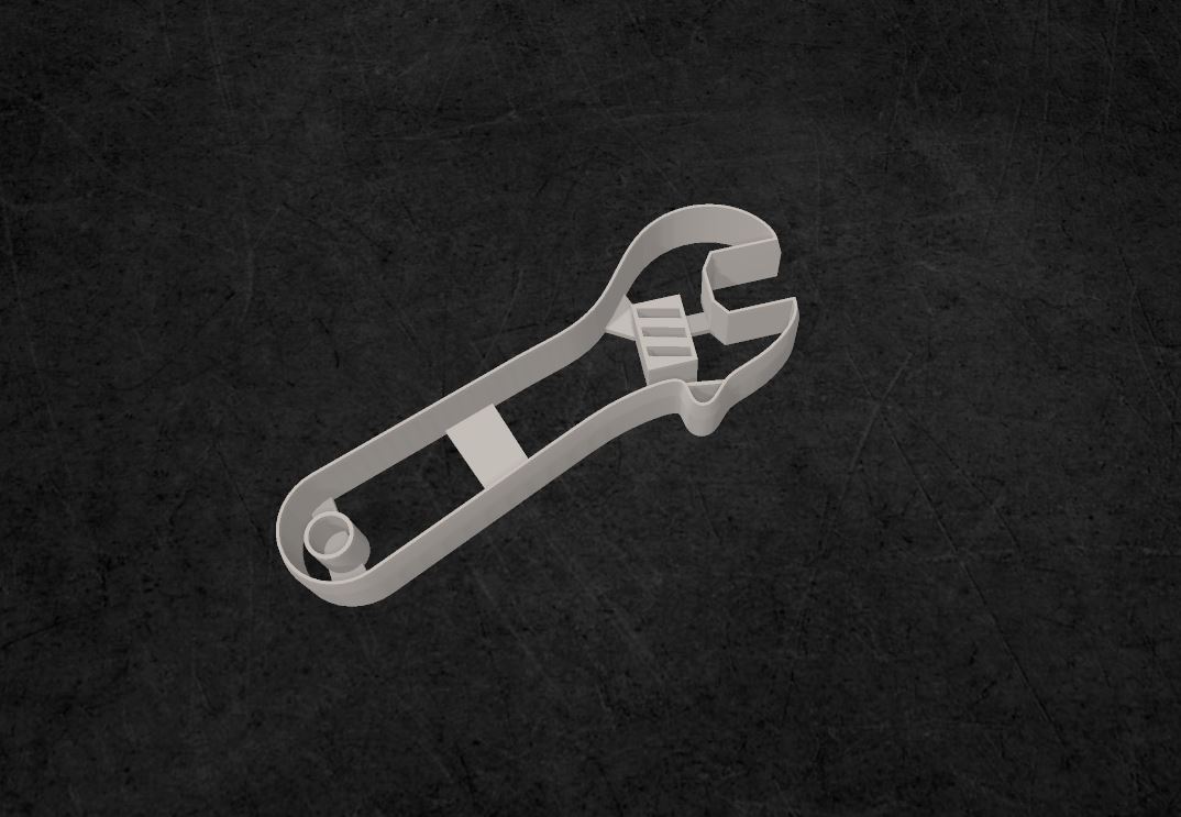 Wrench cookie cutter tool
