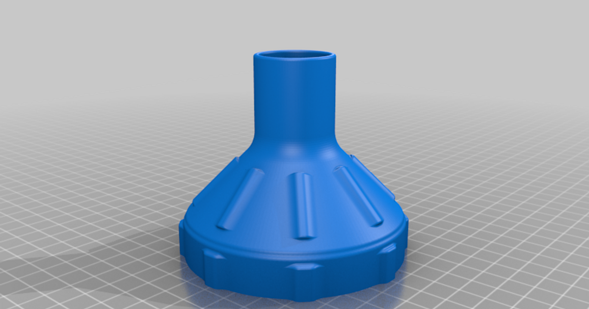 Intex Screw in pool vacuum adapter by Vaulter98c Download free STL
