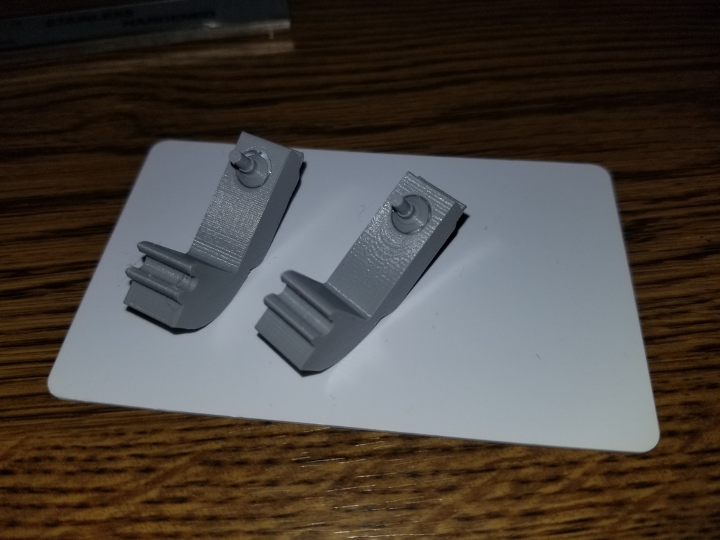 Miniatura 5 do modelo 3D GPi Case Custom Shoulder Button - Basic SNES Style