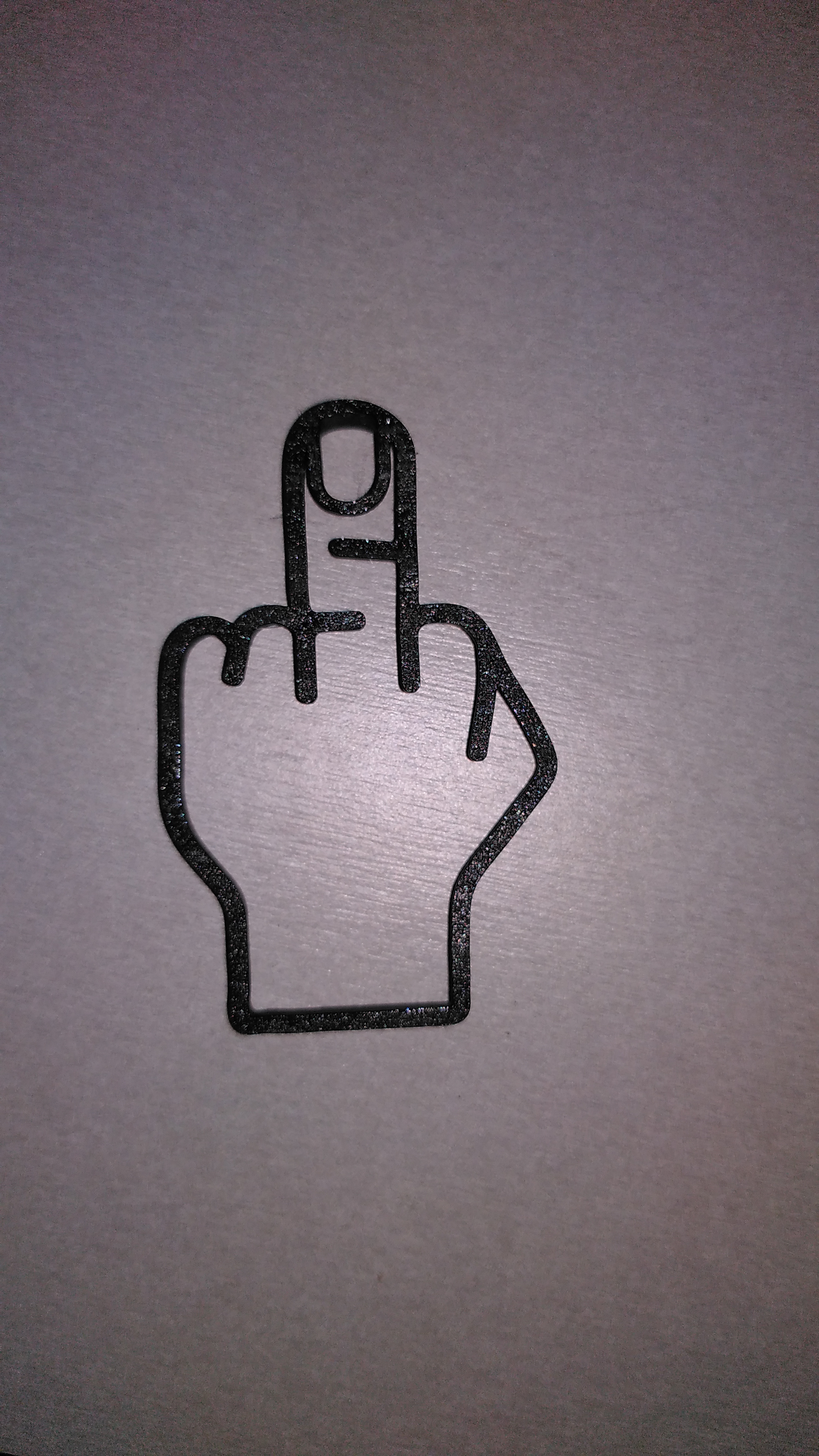 Ausstechform Mittelfinger / Middle finger cookie cutter