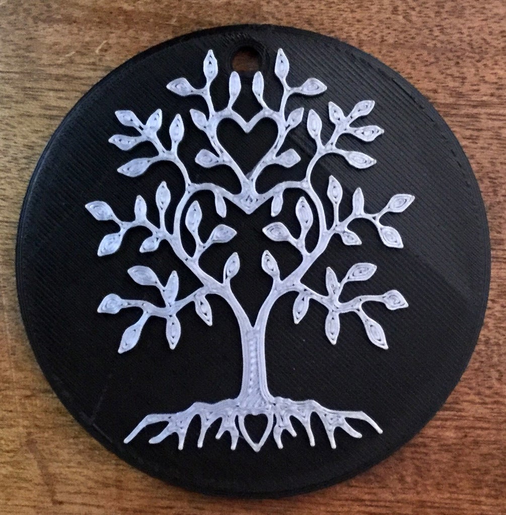 Tree Heart Key Fob by Delta Whiskey | Download free STL model ...