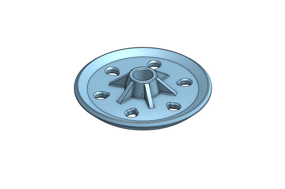 Ski pole basket 12mm by Janek Download free STL model