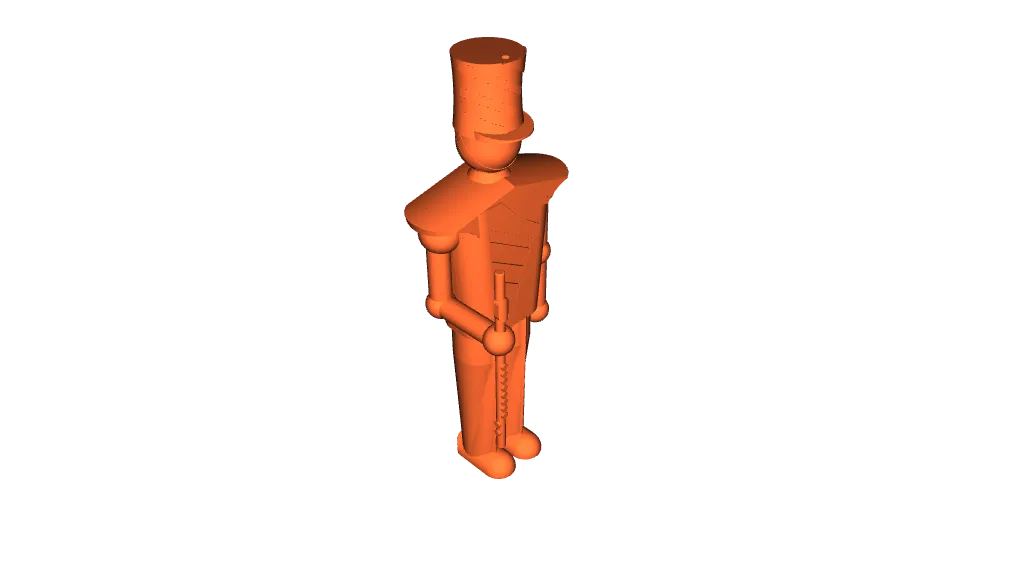 Marching Band Flute Player Nutcracker by Quickset45, Download free STL  model