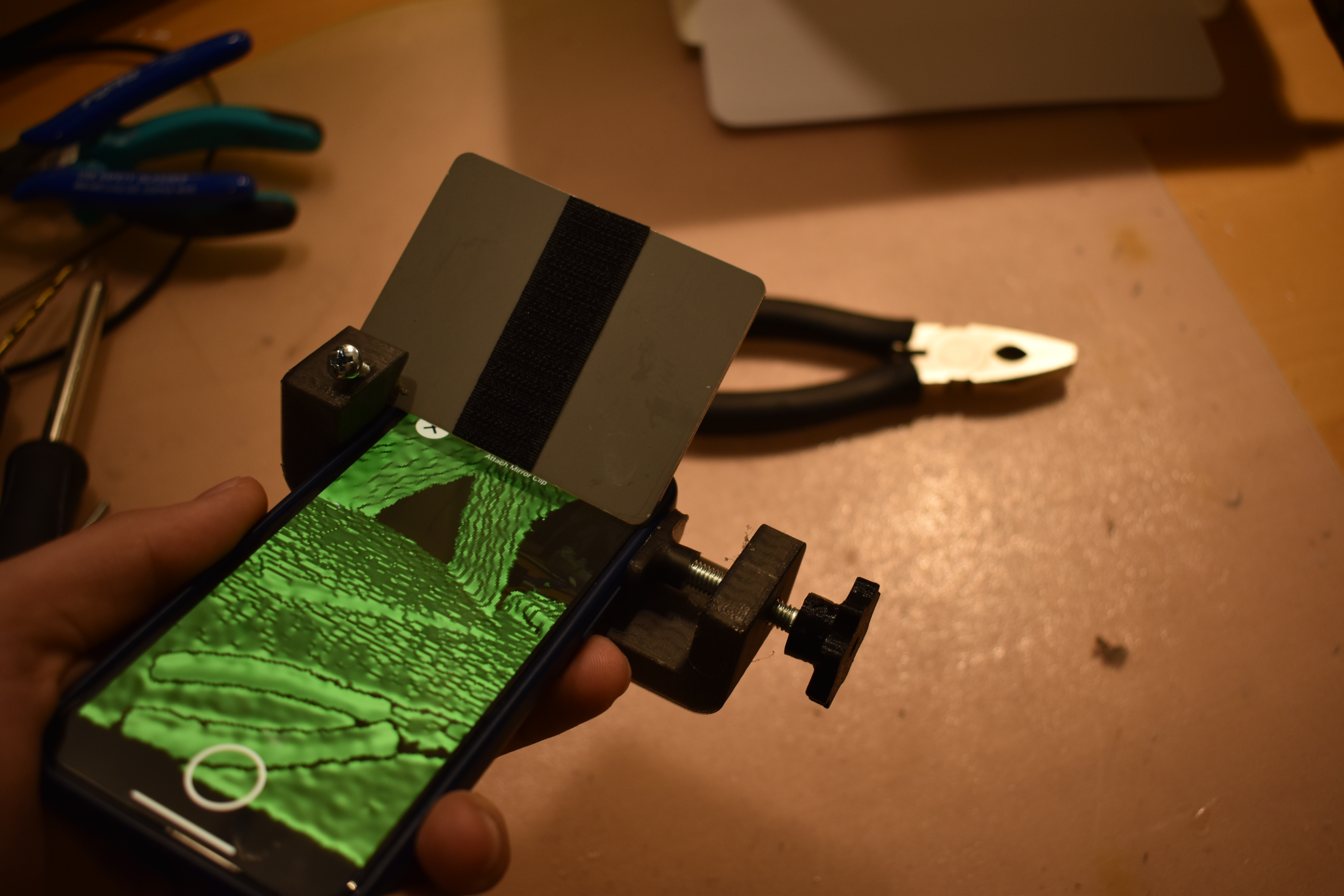 Universal Mirror Attachment for iPhone FaceID 3D Scanner