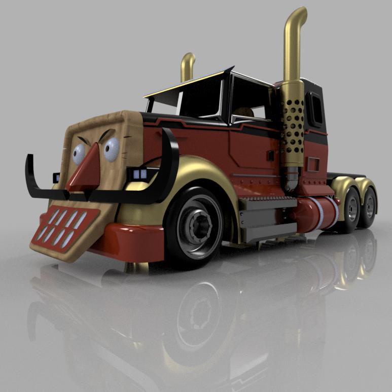 Fortnite Winterfest truck by Tomas_tnt Download free STL model