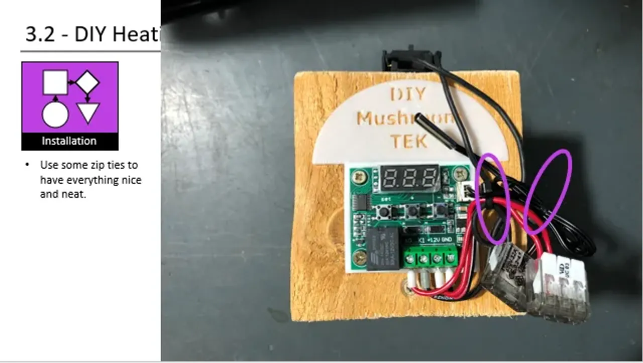 3.2 - DIY Heating System for Incubator Box by DIY.Mushroom.Tek ...