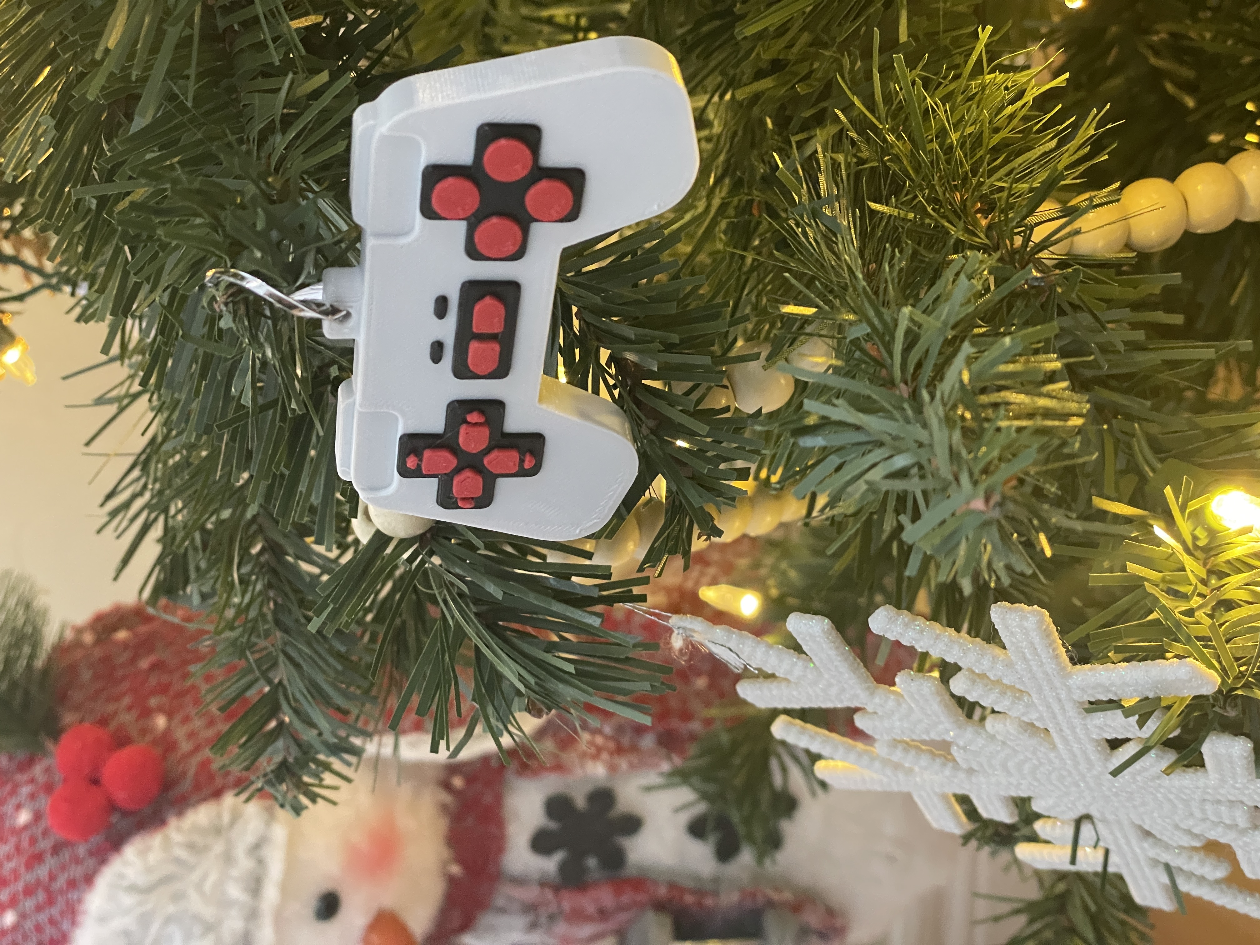 Video Game Controller Christmas tree ornament