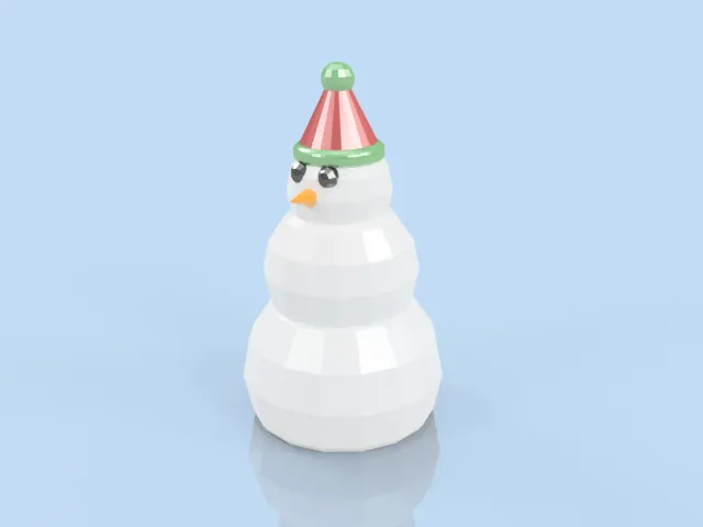 Vase Mode Snowman