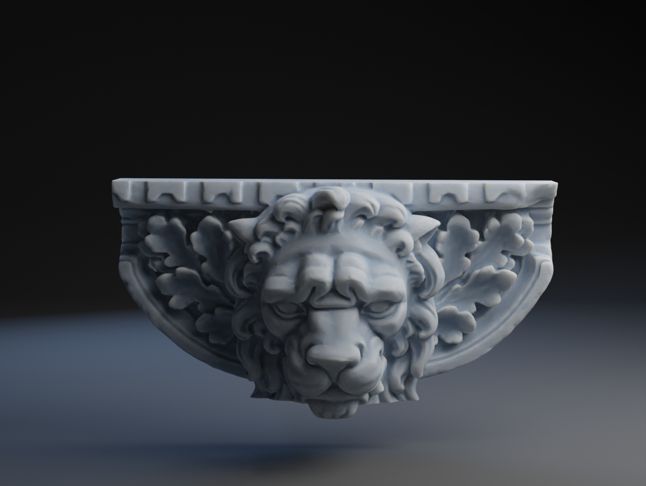 Lion Head Arch-Element Dom Berliner