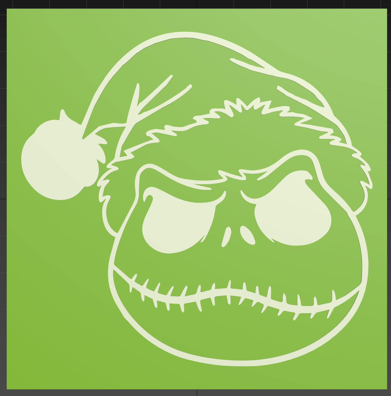 Nightmare Before Christmas Panel Set for Seasonal Lantern with ...