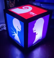 Nightmare Before Christmas Panel Set for Seasonal Lantern with Interchangeable Panels