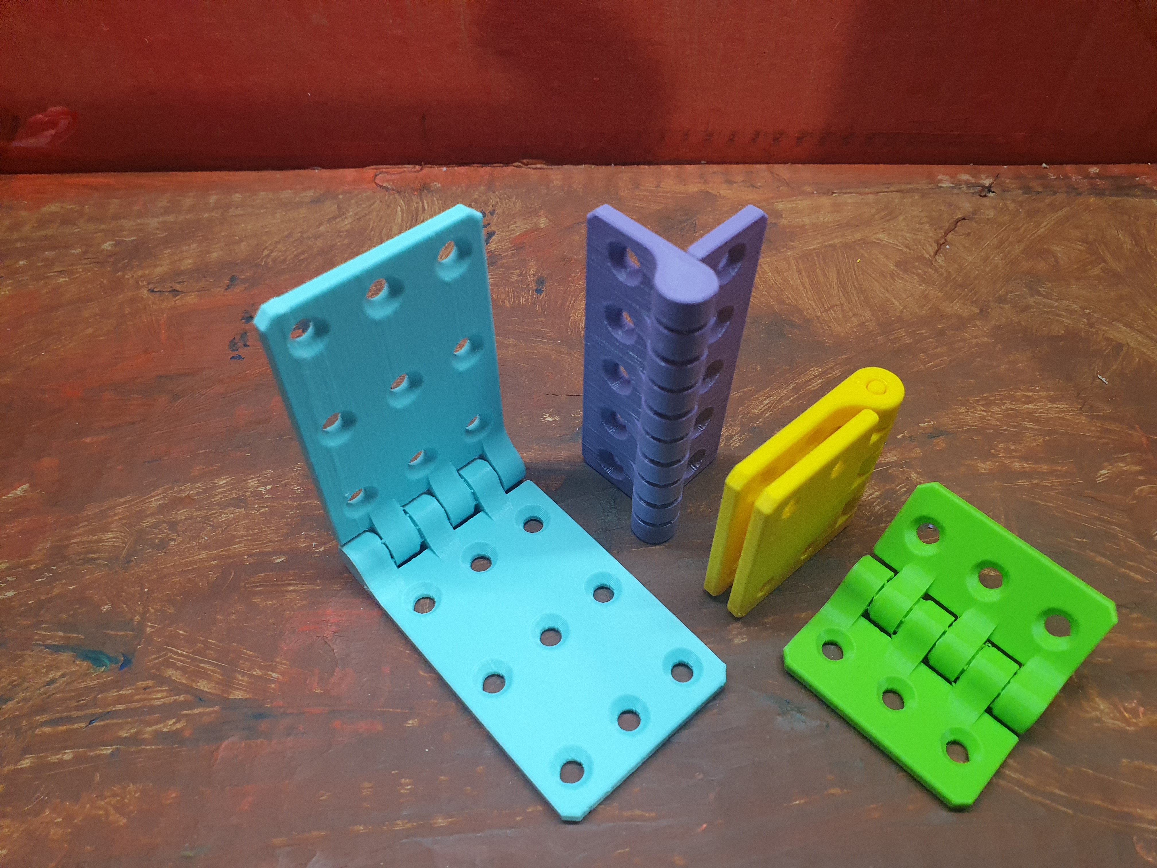 Miniatura 7 do modelo 3D Parametric hinge (vertically printed) - ROBUST