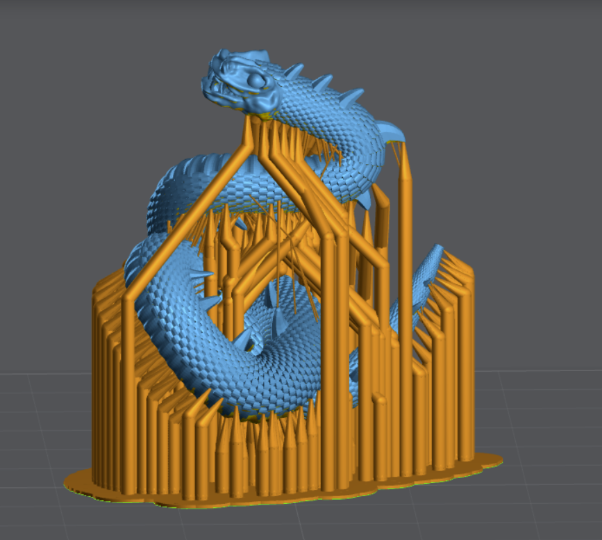 Gloomhaven Giant Viper (Resin pre-supported)