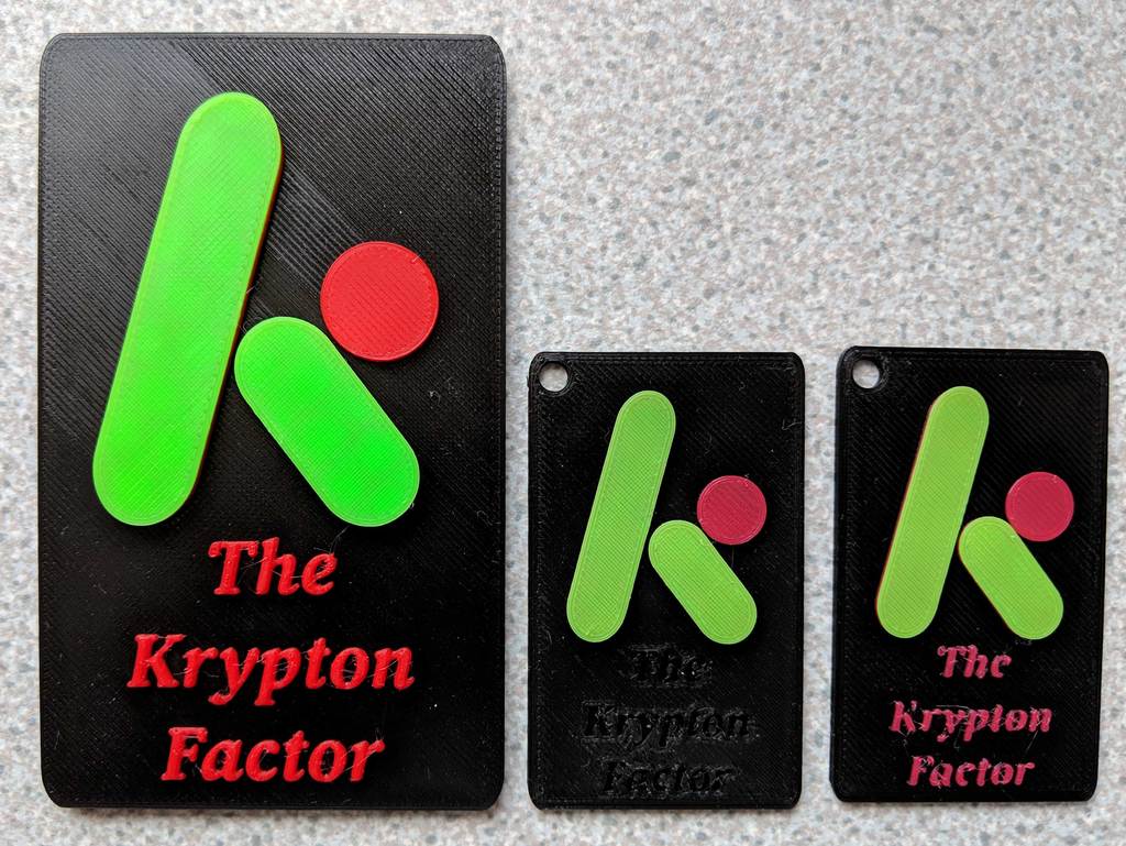 The Krypton Factor Fridge Magnet & Keyring