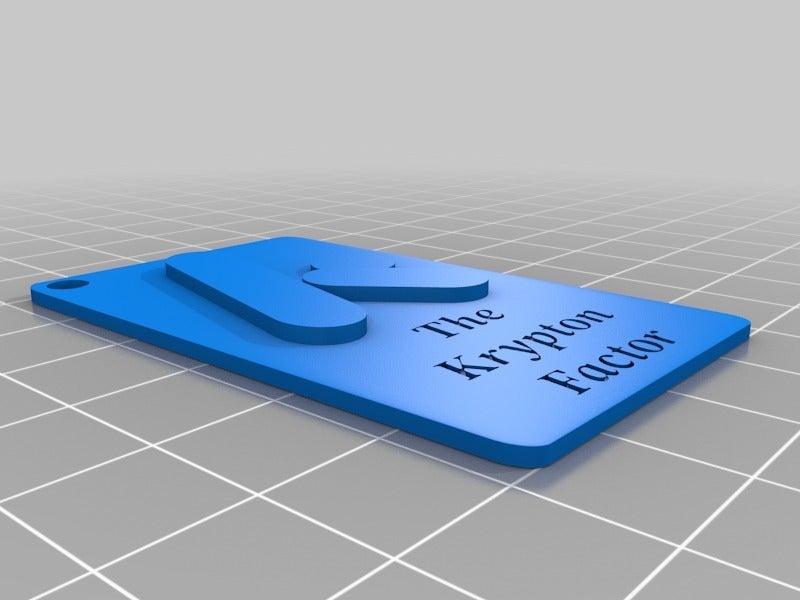 The Krypton Factor Fridge Magnet & Keyring — miniatura 4