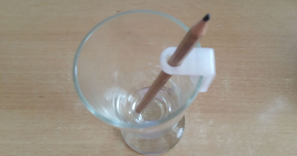 Straw holder with spring - for PETG by JiK | Download free STL model ...