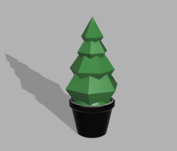 Minimalistic christmas tree light-difuser