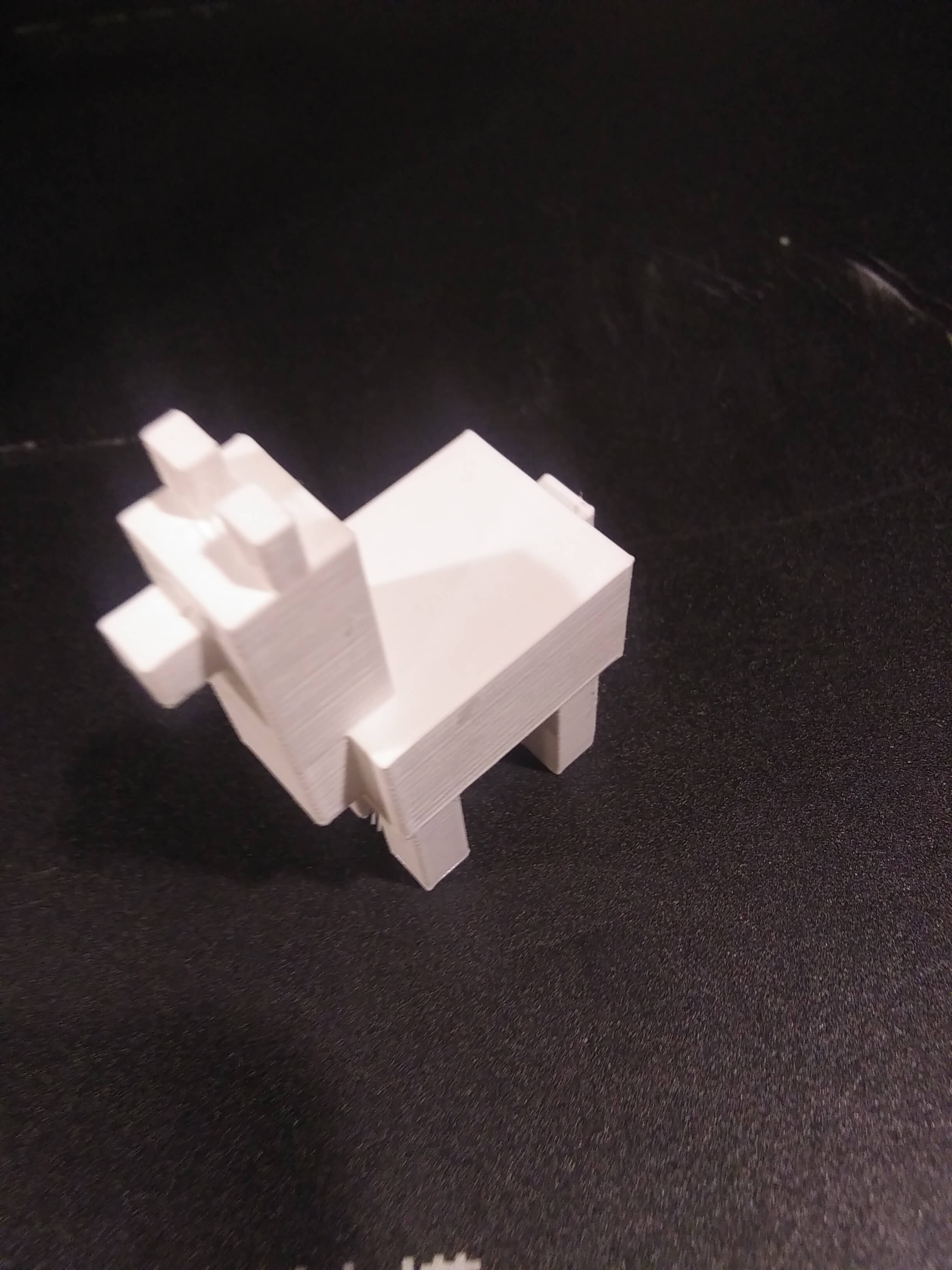 Miniatura 2 do modelo 3D Minecraft Llama