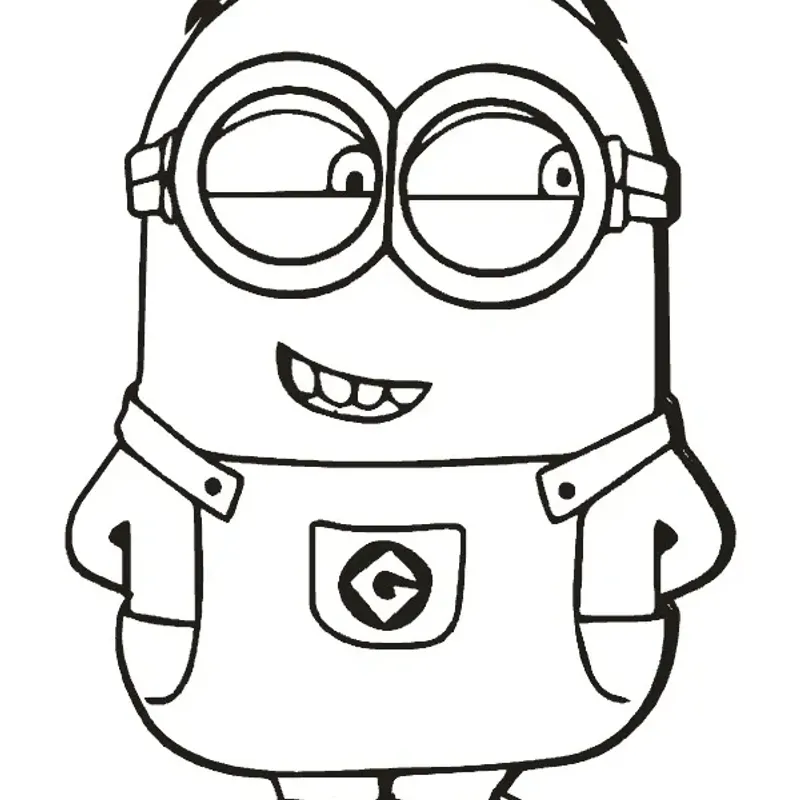 Como desenhar o Minion? (how to draw a Minion) 