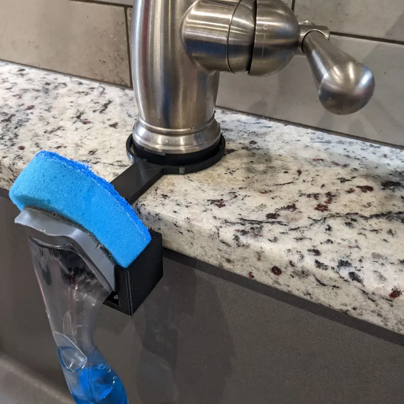 Granite Dishwand and Sponge Holder