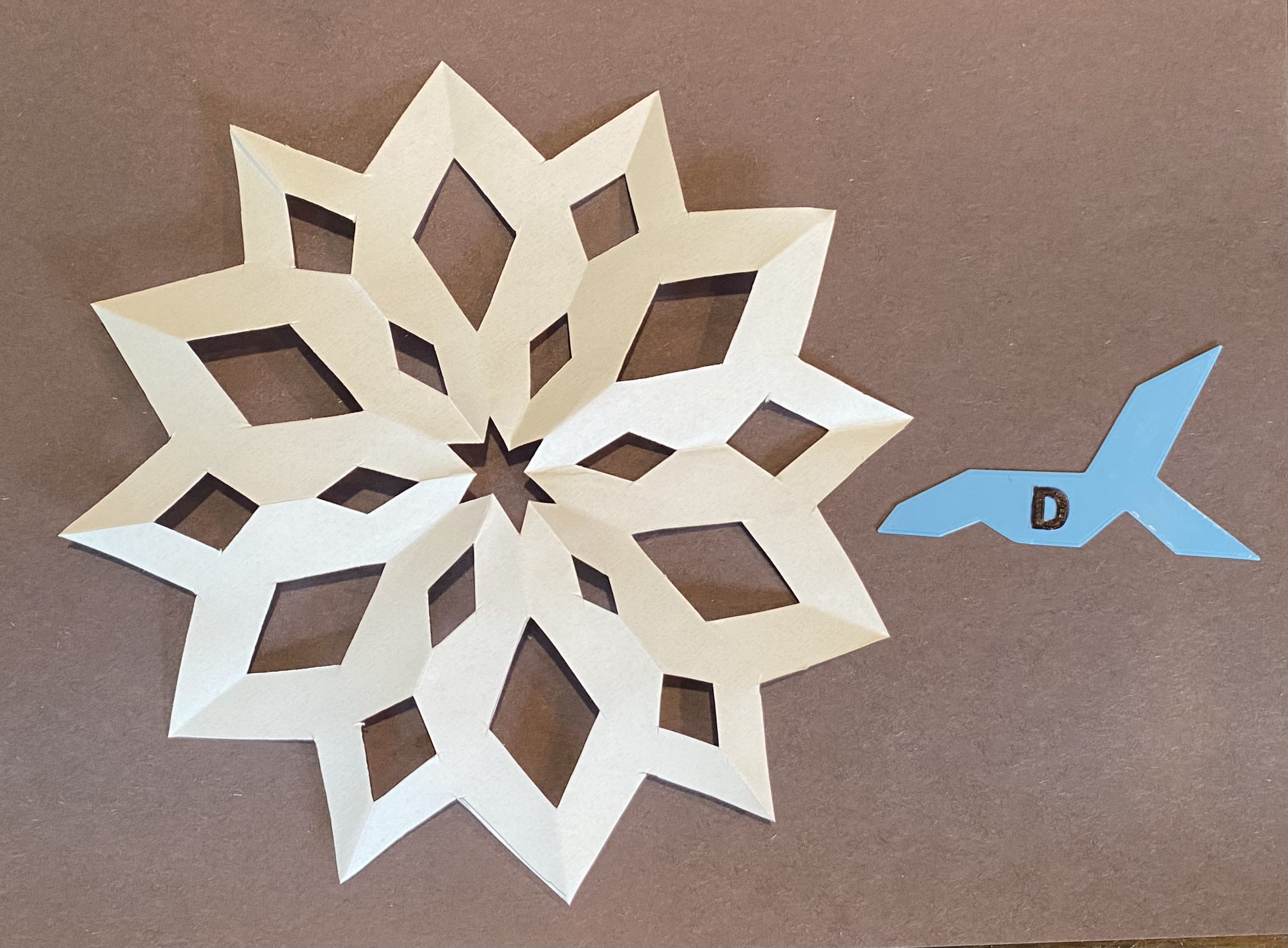 Paper Snowflake Templates by tjdesign Download free STL model