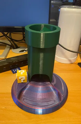 Mario Warp Pipe Dice Tower
