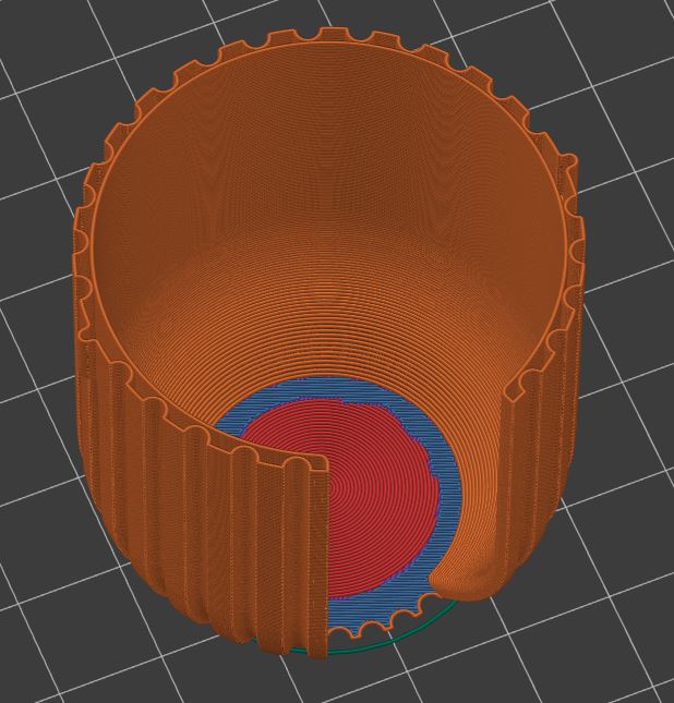 Miniatura 4 do modelo 3D Moire LED tealight diffuser