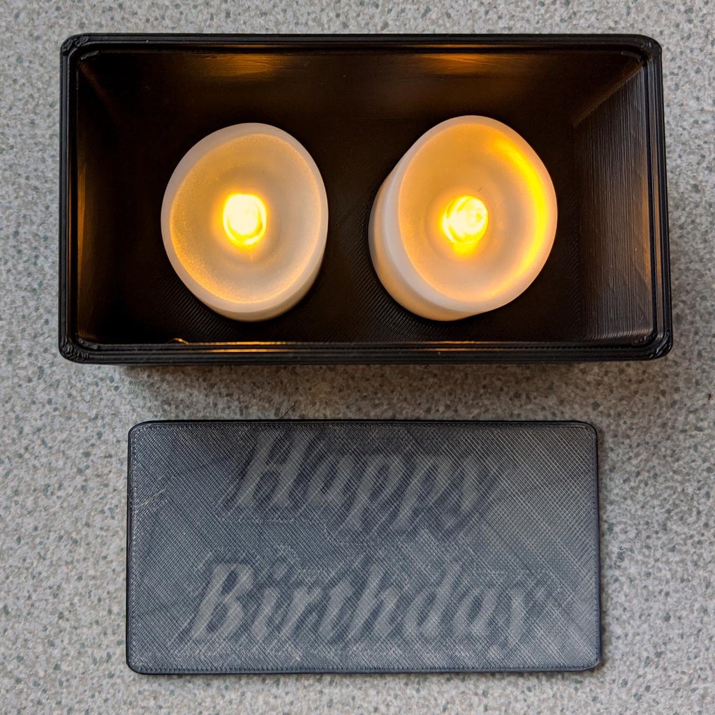 Celebration Light Box by Delta Whiskey | Download free STL model ...