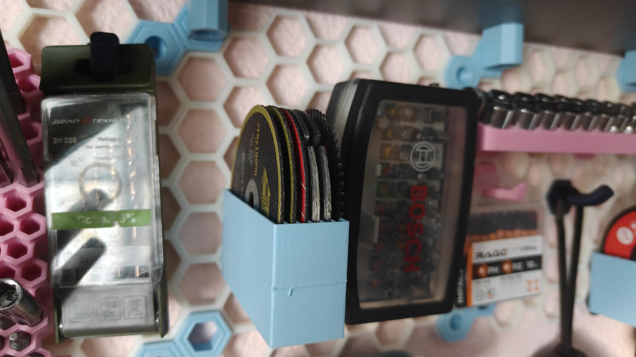 Honeycomb Storage Wall (HSW) 76mm Disc Holder