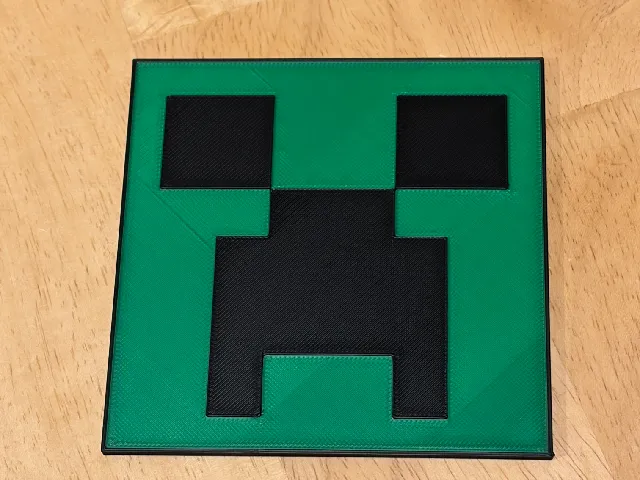 Minecraft Creeper Face with Border