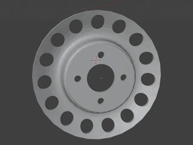 Keychain wheels disk default